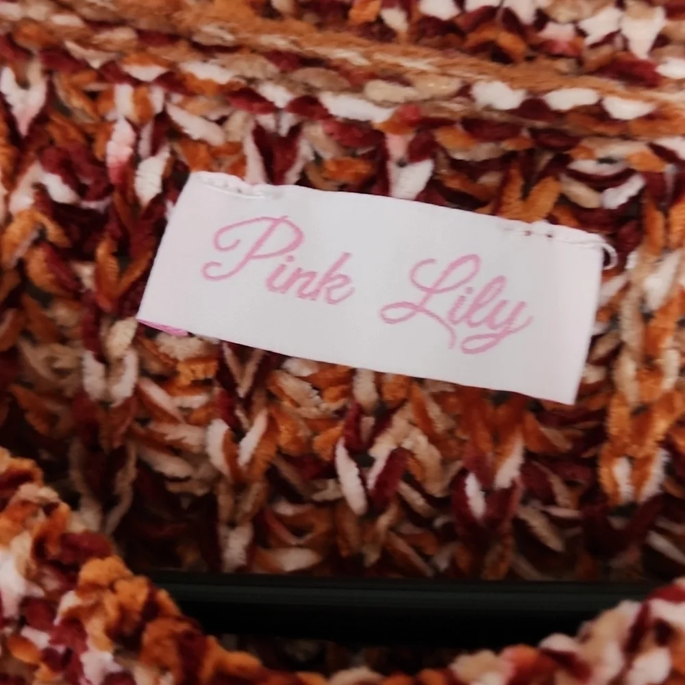 Pink Lily Fall Sweater - Picture 2 of 4